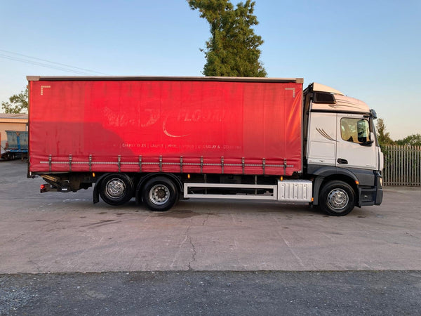 2015, MERCEDES ACTROS 2536, 6×2 REARLIFT HIGHLINE CURTAIN SIDE TRUCK