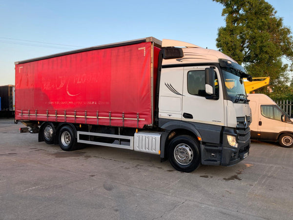 2015, MERCEDES ACTROS 2536, 6×2 REARLIFT HIGHLINE CURTAIN SIDE TRUCK