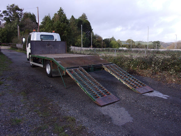 2007, ISUZU N75-90 , 4X2 BEAVERTAIL FLATBED TRUCK