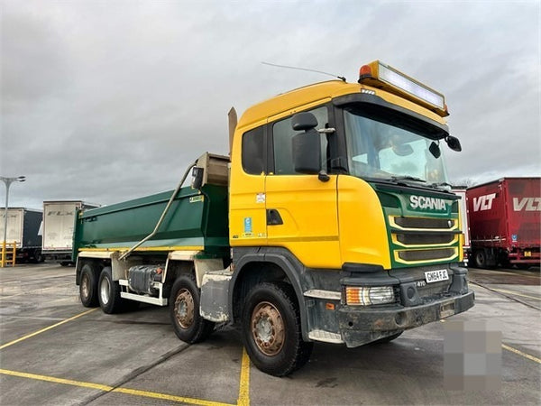 2014, SCANIA G410, 8X4 STEEL TIPPER TRUCK