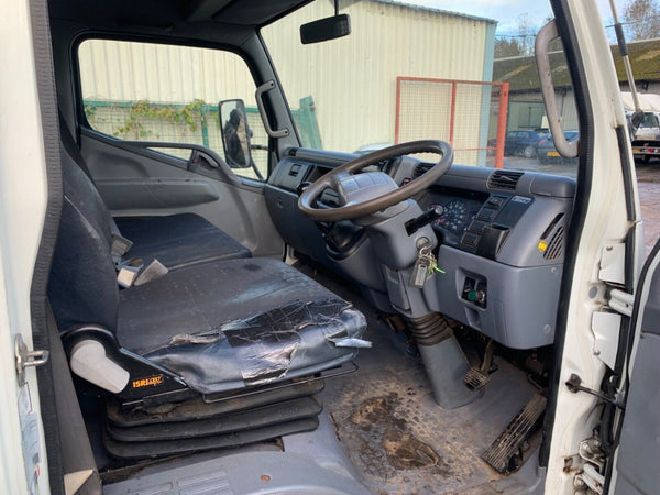 2011, MITSUBISHI CANTER WITH REAR FASSI HIAB MOUNTED