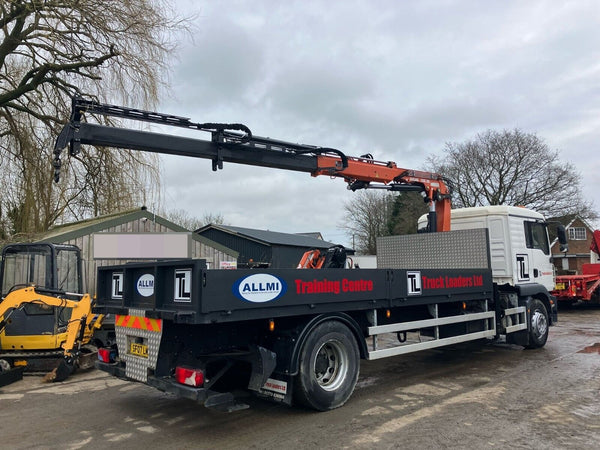 2007, MAN TGM 18-240, 4X2 FLATBED DROPSIDE HIAB CRANE TRUCK