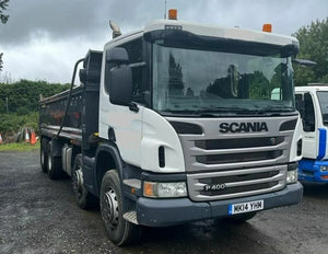 2014, SCANIA P400, 8×4 TIPPER TRUCK