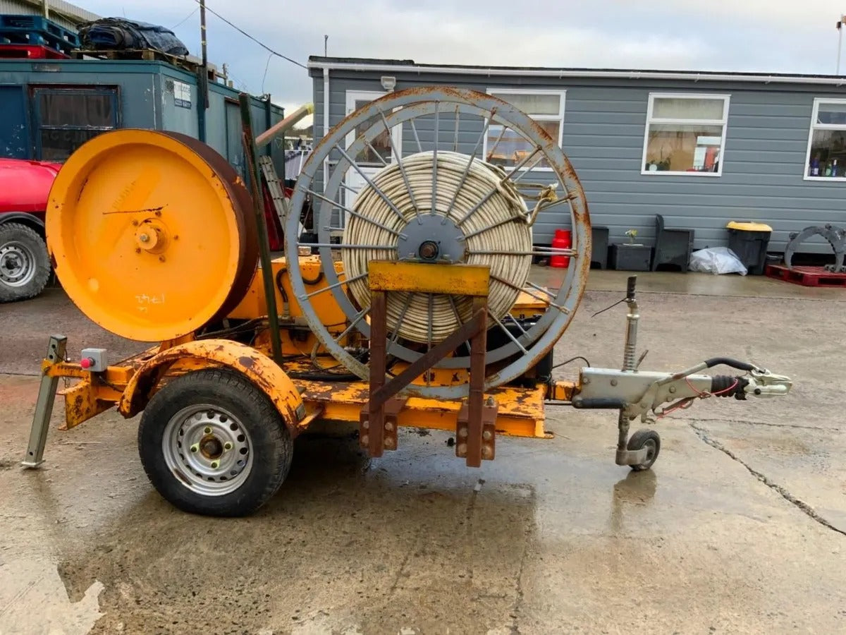 SINGLE AXLESEB CABLE PULLING /WINCH TRAILER