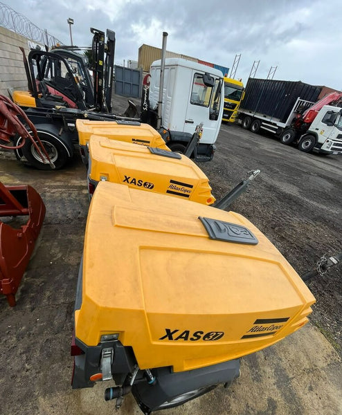 2016, ATLAS COPCO XAS 37 MOBILE COMPRESSOR