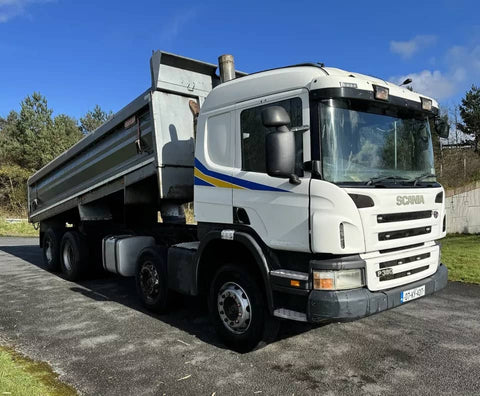 2007, SCANIA P380, 8X4 STEEL TIPPER TRUCK