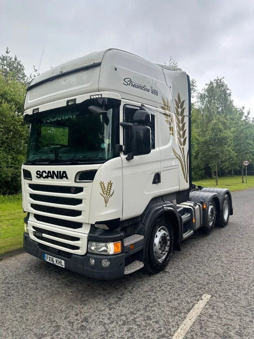 2016 SCANIA R450 6x2 MIDLIFT TOPLINE TRACTOR UNIT NON EGR PTO TWIN LINE