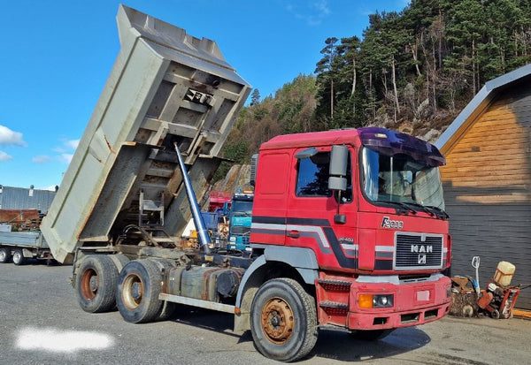 1998, MAN 26.400 - 6x4 STEEL MANUAL RETARDER DUMPER TIPPER TRUCK