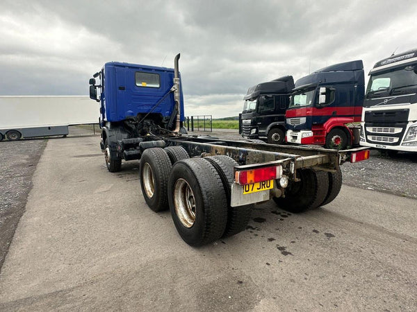 2007, SCANIA R480 6x4 CHASSIS CAB 11.7-STANDARD FLATBED TRUCK