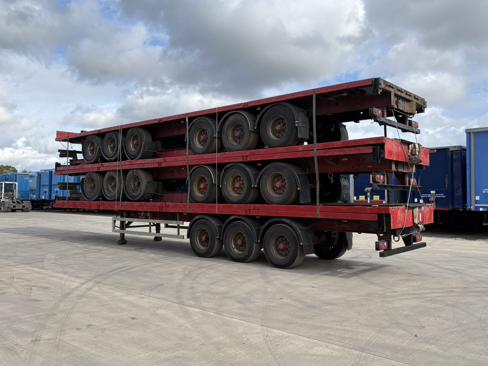 5PCS, SDC STACKABLE FLATBED TRAILERS (2014), BPW DRUM - BEI JUMLA MPAKA BANDARINI DAR (Kabla ya Ushuru): TZS 109,500,000/= - Image 6